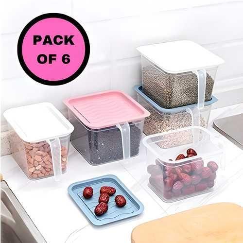 KITCHEN STORAGE CONTAINERS (PACK OF 6)