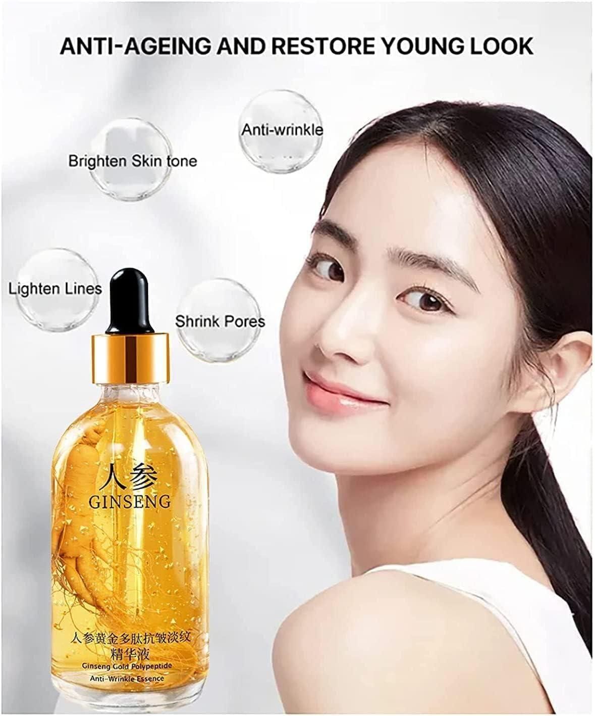 GINSENG GOLD ANTI-AGEING SERUM – FIRM & YOUTHFUL SKIN (PACK OF 2)