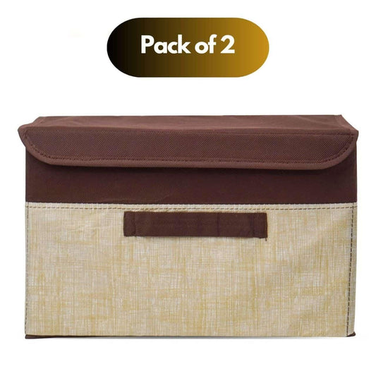 SPACE SAVING ORGANIZER WITH LID (PACK OF 2)