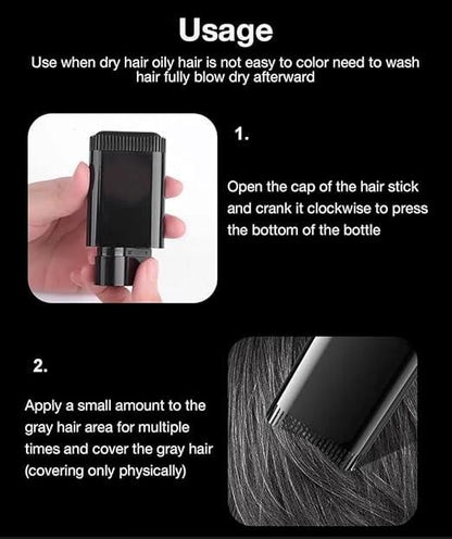 2-IN-1 HAIR DYE COMB – QUICK &amp; EASY GREY HAIR COVERAGE